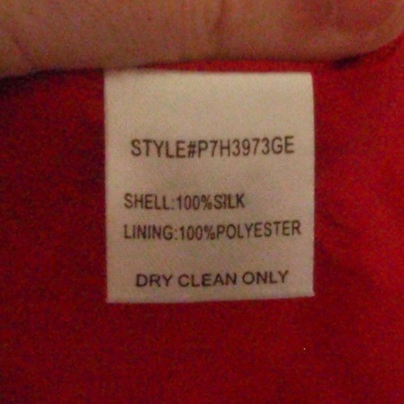 Parker | Red Asymmetrical Hem Flutter Sleeve Dress - Picture 13 of 13